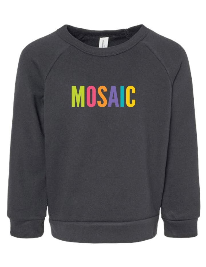 Mosaic Toddler Sponge Fleece Crew