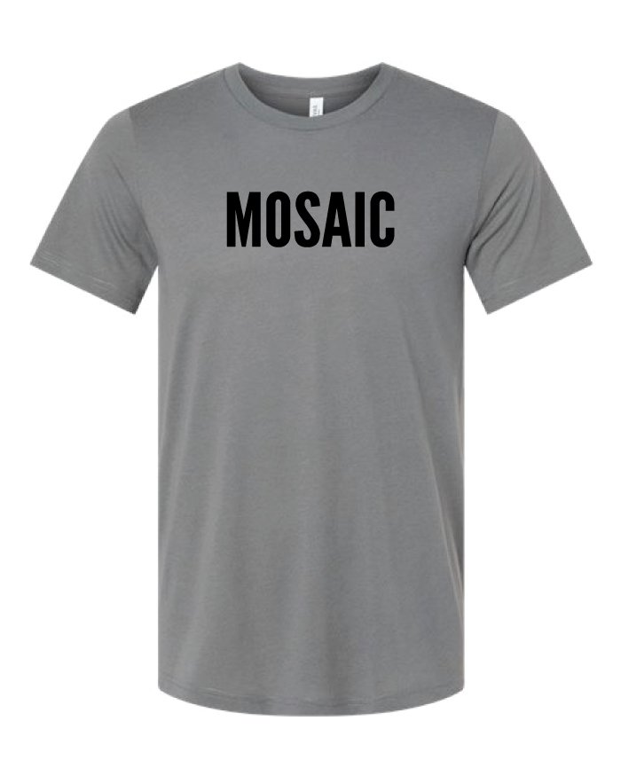 Mosaic Solid Asphault Tri-blend Tee